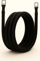 C8-InvKit — câble noir SGR 2/0 AWG avec gaine fendue