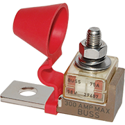 C8-InvKit — illustration du porte-fusible marin; fusible fourni de 200 A